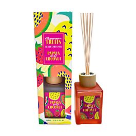 Summer Fruits Papaya & Coconut 100ml Reed Diffuser