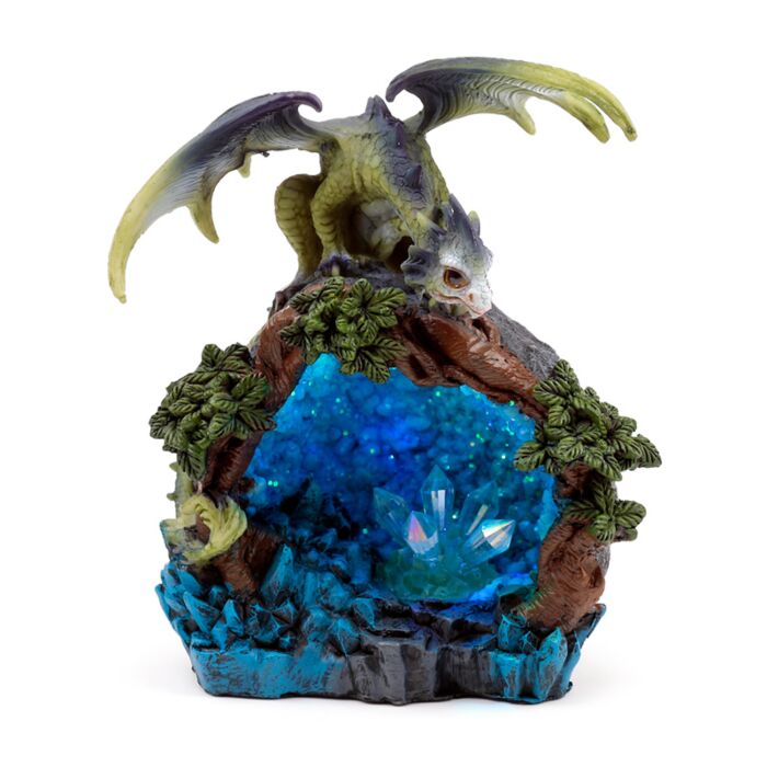 Sweet Dreams Baby Dragon LED Woodland Crystal Den