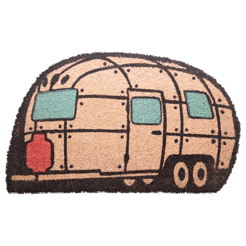 Streamline Caravan Shaped Coir Door Mat