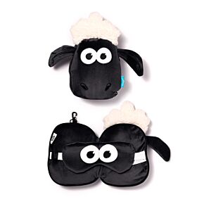 Relaxeazzz Shaun the Sheep Plush Travel Pillow & Eye Mask