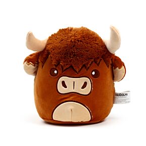 Squidglys Highland Coo Cow Plush Toy