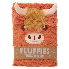 Highland Coo Cow Plush A5 Notebook