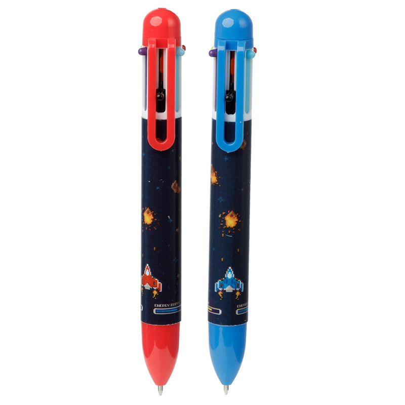 6-Color Shuttle Rainbow Pens | Biscotti Designs