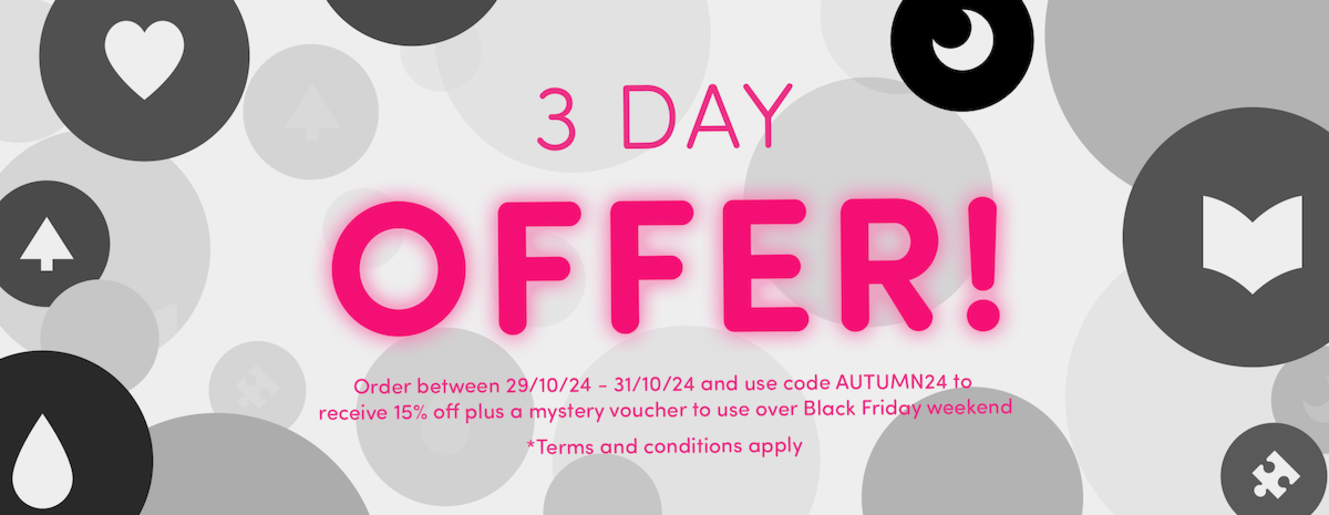 3 Day Voucher Offer - Now On!